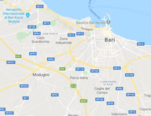 Mappa Comitato Regionale Puglia