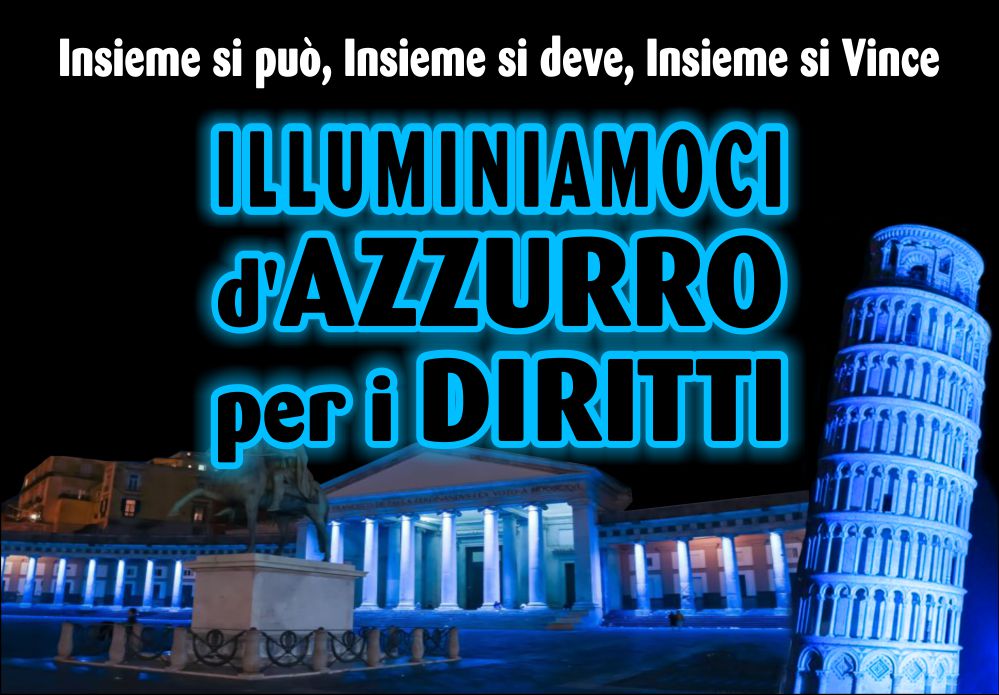 CONADI - Illuminiamoci azzurro pe ri diritti bambini