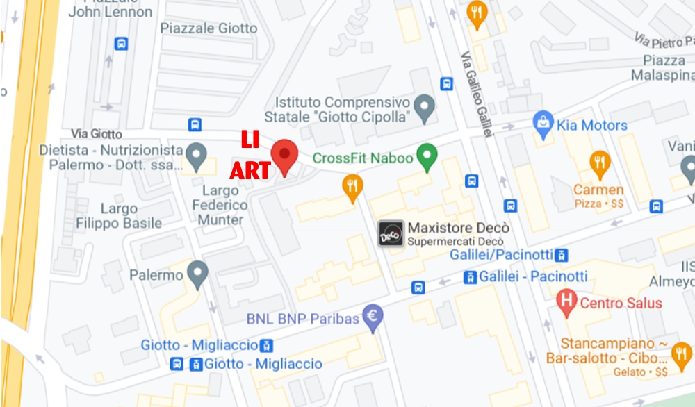 Mappa LIART - PALERMO