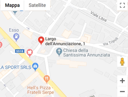 Mappa Museo Civico SS Trinita' - Torre del Greco - NA