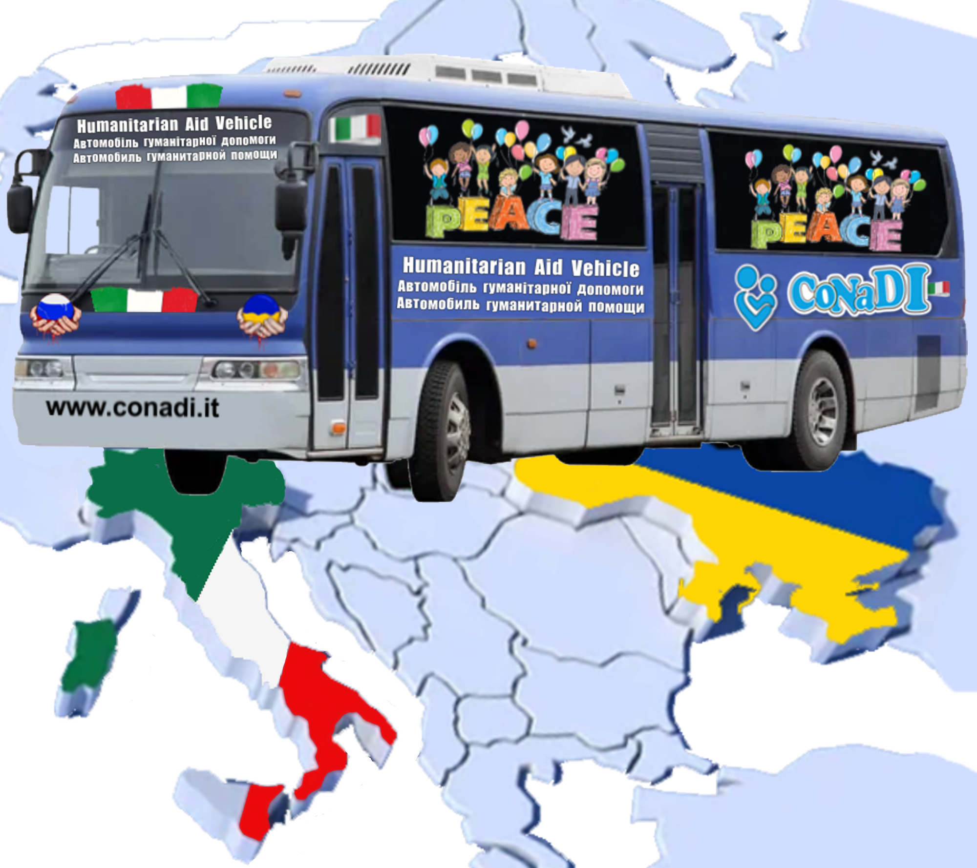 Bus Pullman Ponte Umanitario
